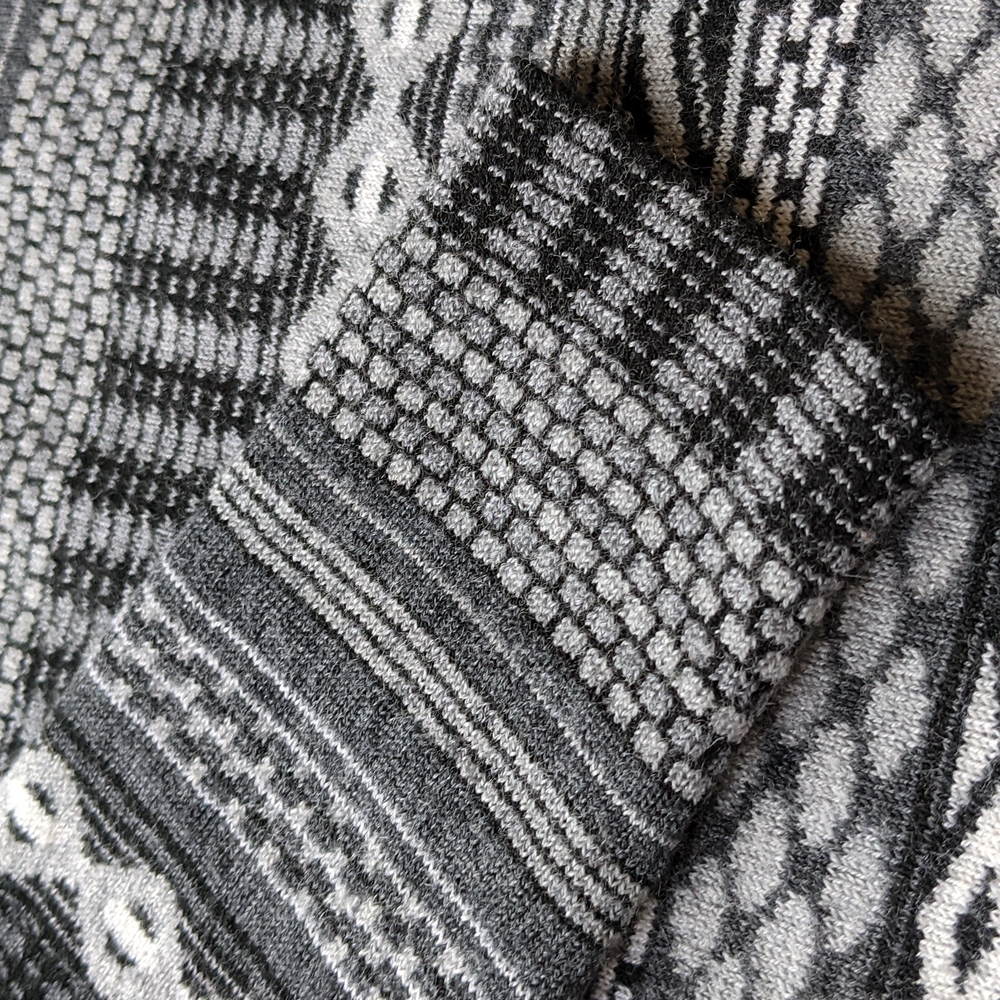 Worn Once Krimson Klover -Title Nine Pullover Sweater- Black, Gray & White XS - Picture 10 of 13